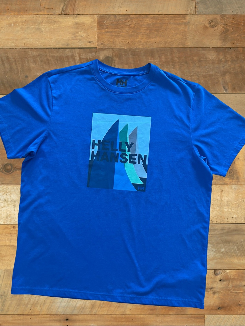Helly Hansen Men’s XL Blue Graphic Logo T-Shirt